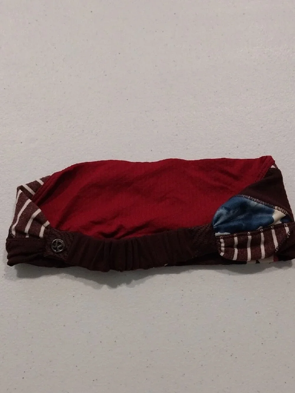 lululemon athletica Brown and Red Patterned Stretch Headband